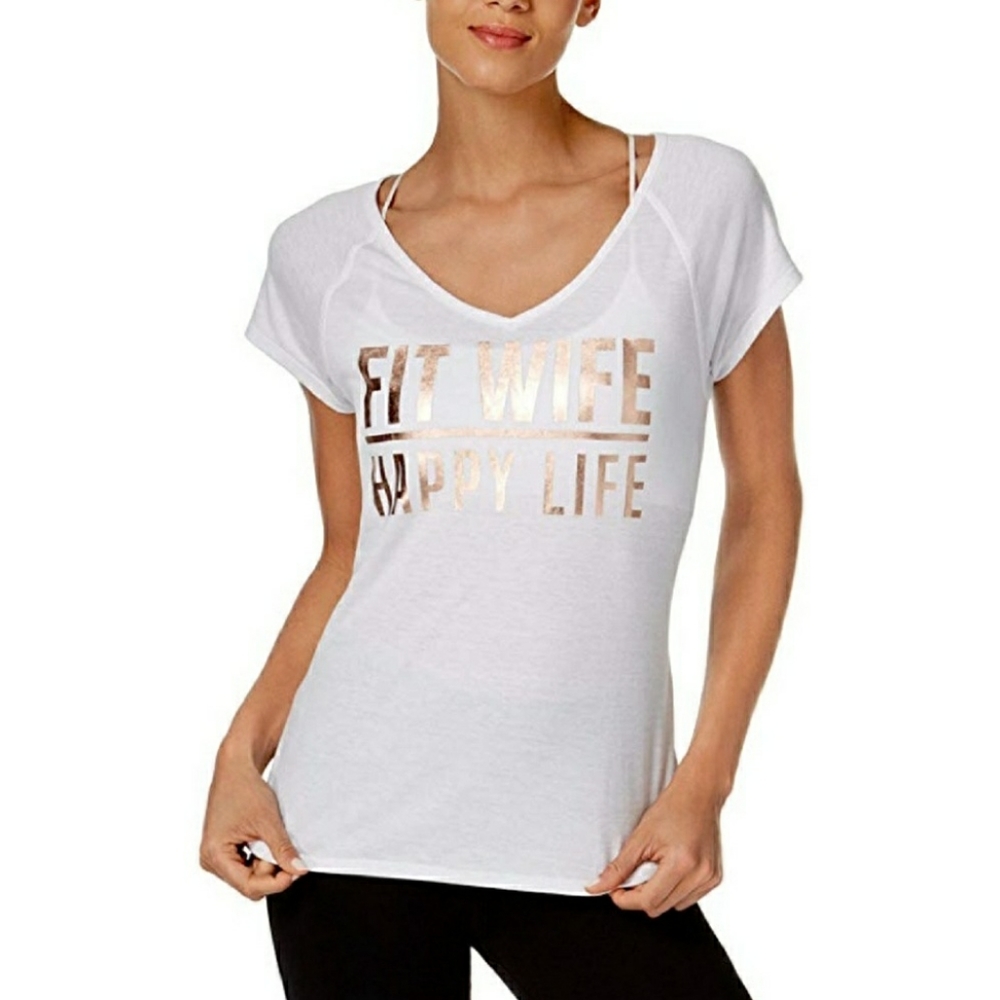 Ideology White Workout T-Shirt
